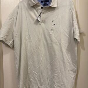 Men's Tommy Hilfiger White Polo Shirt